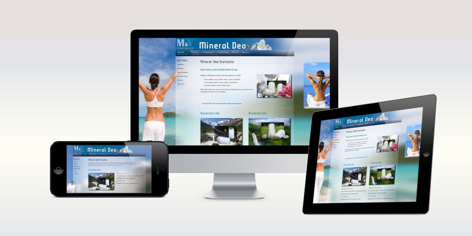 Mineral-Deo Website PW Referenz Mineraldeo